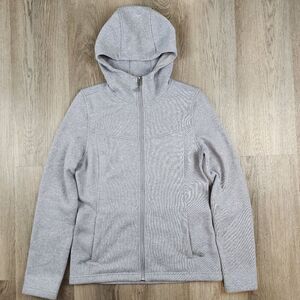 The North Face Fleece Full Zip Hooded Jacket size S